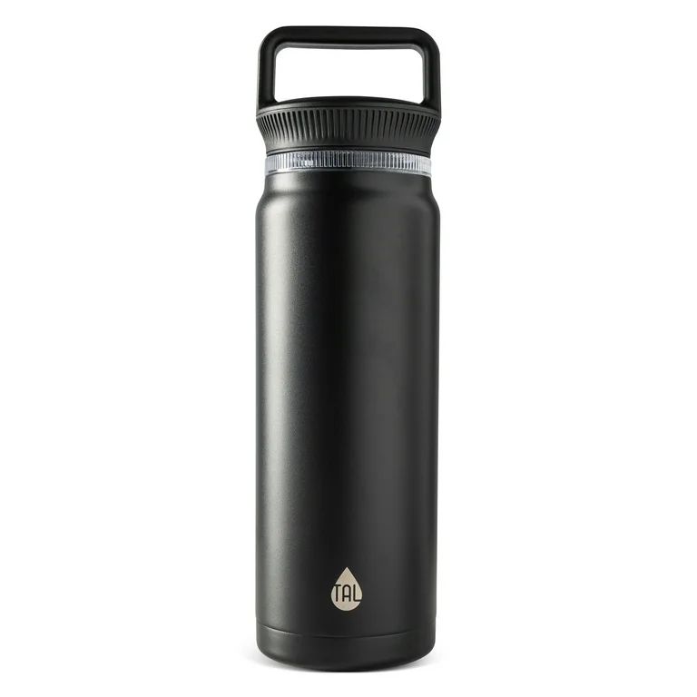 TAL Stainless Steel Everett Water Bottle with Tritan Spout 32oz, Black | Walmart (US)