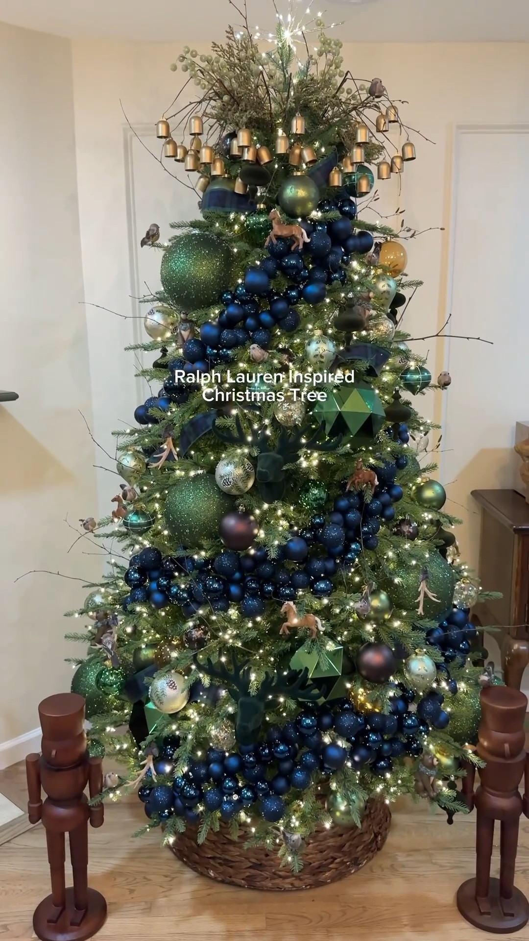 Ralph Lauren inspired green and blue Christmas tree! 🎄 
Check my YouTube video for the rest of the links!

#LTKHoliday #LTKSeasonal #LTKHome