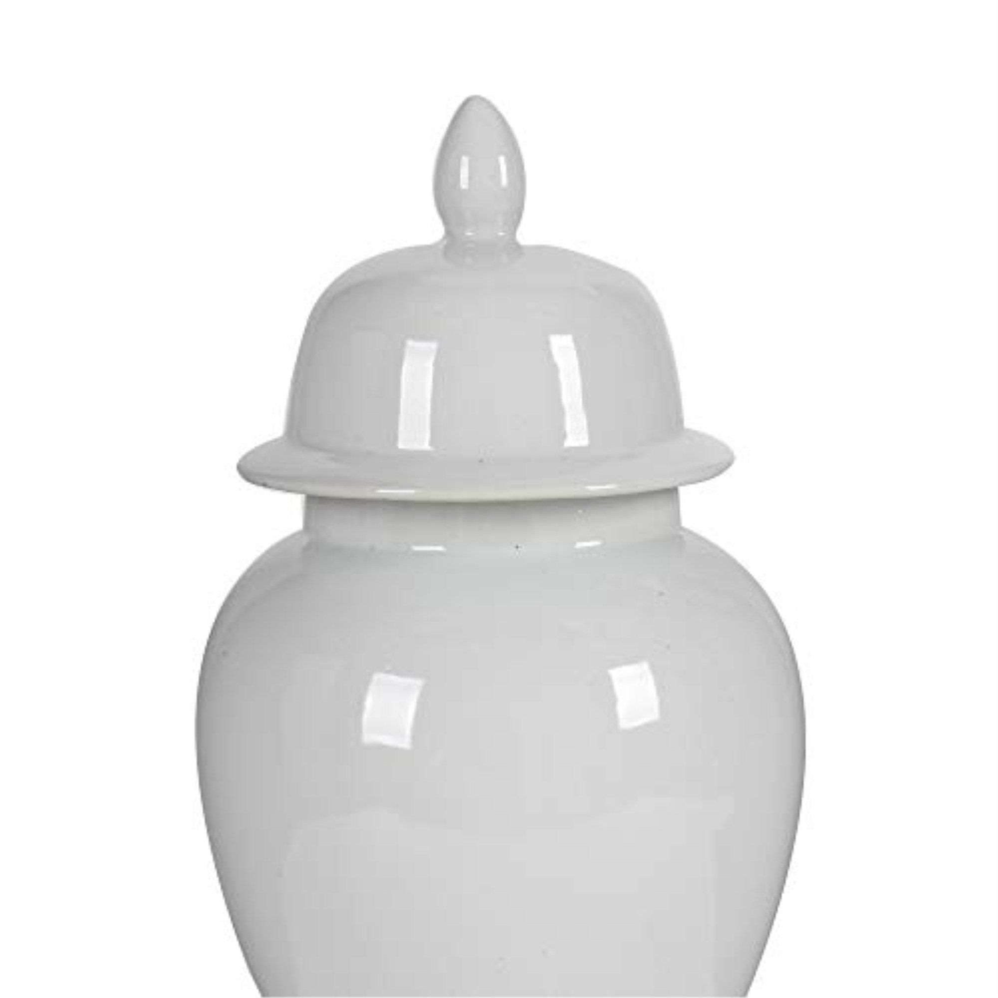 Medium Ceramic Ginger Jar, White - Walmart.com | Walmart (US)