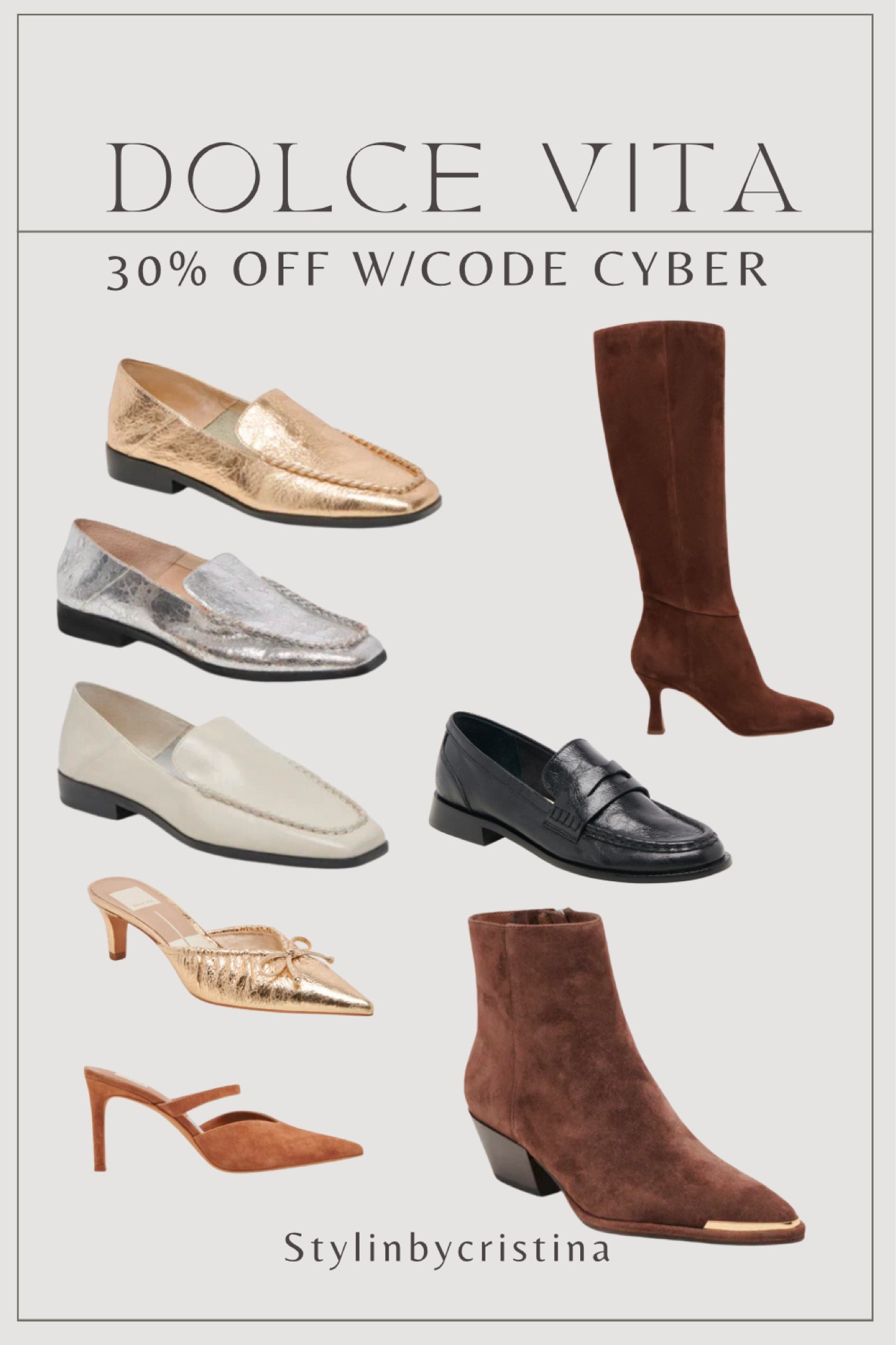 Dolce Vita cyber Monday deals! 39% off with code cyber 

#LTKHoliday #LTKCyberWeek #LTKSaleAlert