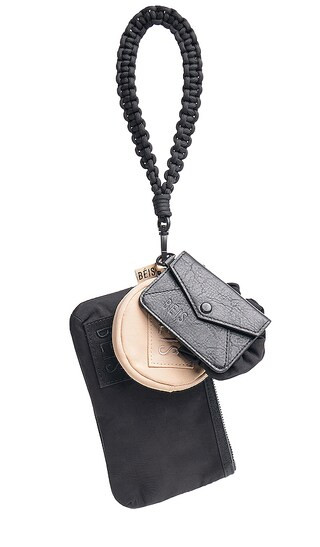 Wristlet Set in Beige & Black | Revolve Clothing (Global)