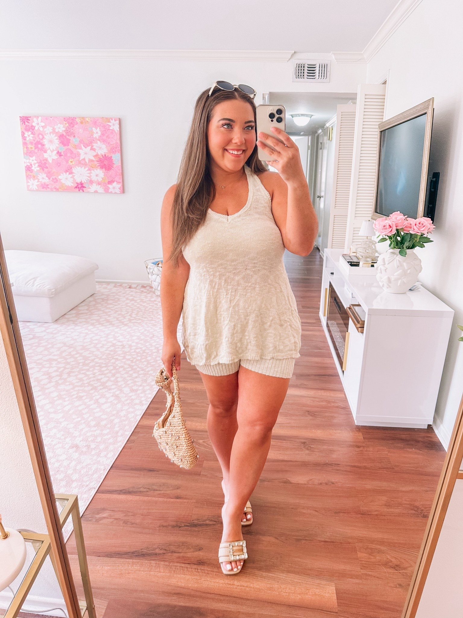 The cutest summer set! It’s so soft and comfy! Wearing size M! 

#LTKSeasonal #LTKStyleTip #LTKPetite