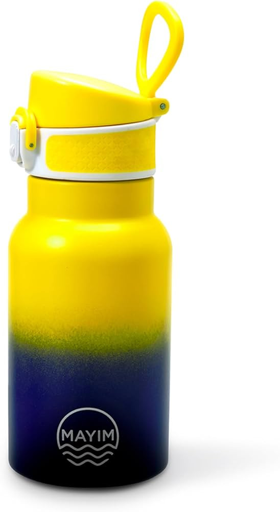 Mayim Kids’ Leakproof Stainless-Steel Water Bottle with Locking Flip Lid and Spout, 12 Ounces, ... | Amazon (US)
