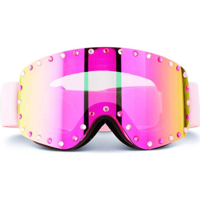 Bling2O | Shining Pink Kids Ski Goggles | Maisonette | Maisonette