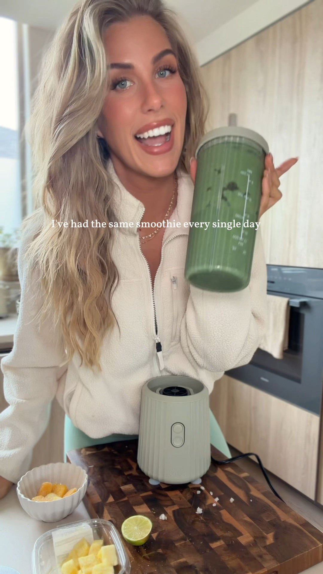 I’ve been getting so many questions about this personal blender I keep in my kitchen, and it’s honestly one of those simple upgrades that makes everyday routines feel easier. It’s the Thyme & Table single-serve blender from Walmart and I love that it’s compact enough to leave on the counter without cluttering the space @thymeandtablehome @walmart #thymeandtablepartner

#LTKdayinmylife #LTKfitnessgoals #LTKmorningroutine