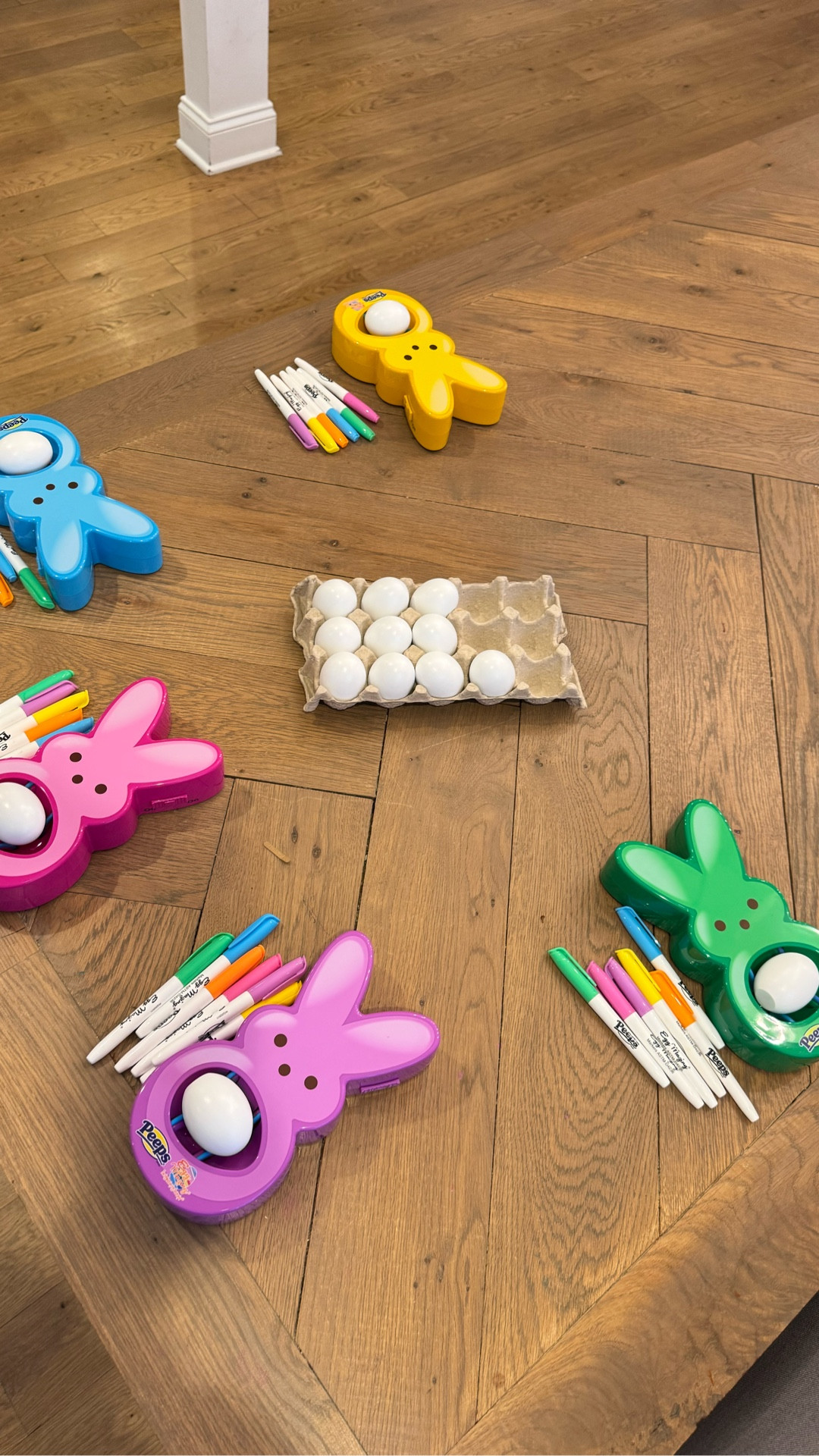 My kids fav Easter activity every year! My kids age 2-9 all love it! Doesn’t make as much mess as dying eggs. Comes with the markers! 

#LTKKids