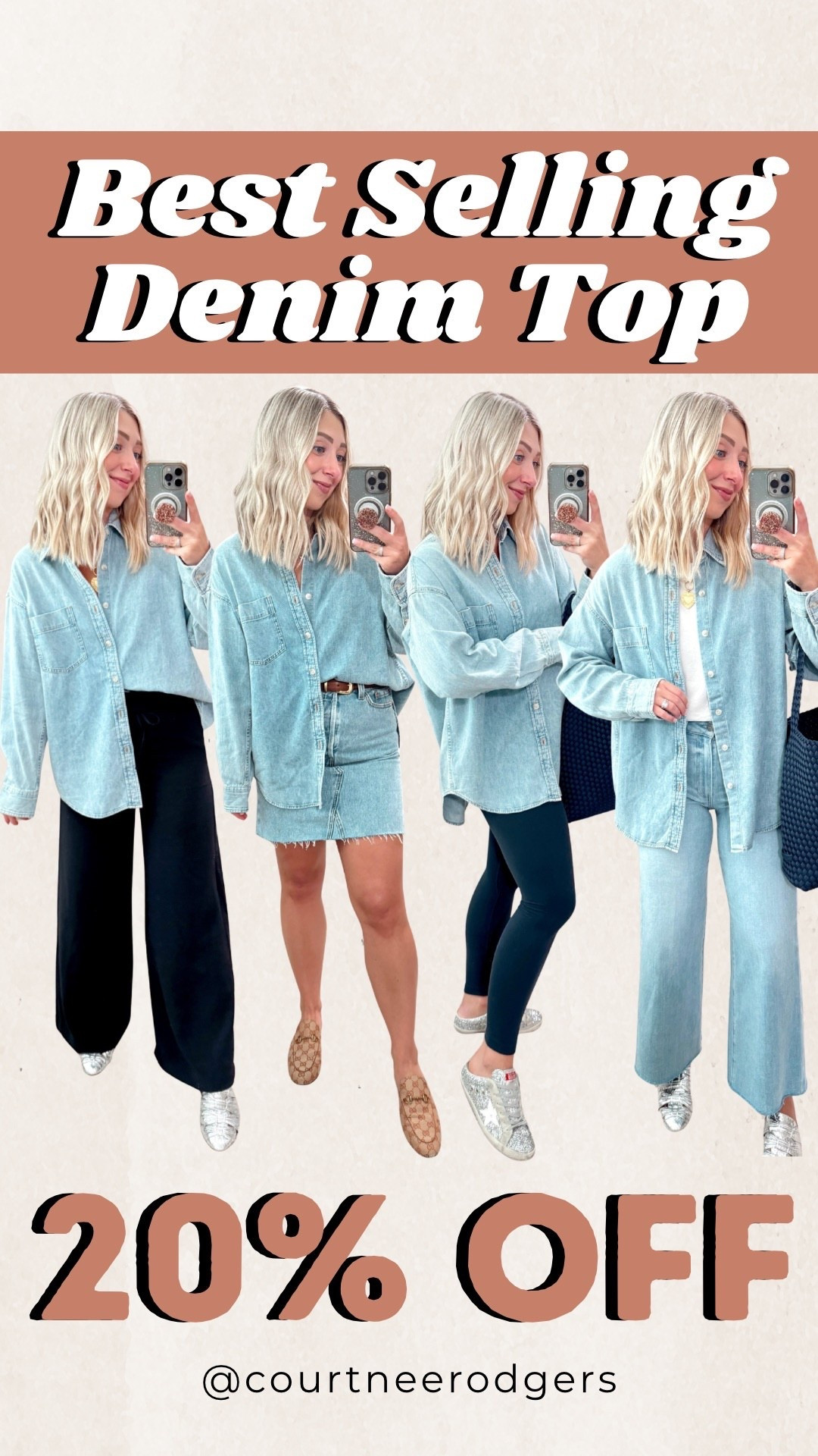 My favorite top is 20% OFF! This retailer RARELY does sales FYI! Size XS Top, runs oversized (color:  7 Yrs Pctr Ths Bleu) 
I also have the (Dark Blue: 
Bleu In The Dark)

Everyday style, casual outfits, denim on denim, petite outfits, styling, Aritzia 

#LTKFindsUnder100 #LTKdayinmylife #LTKgrwm