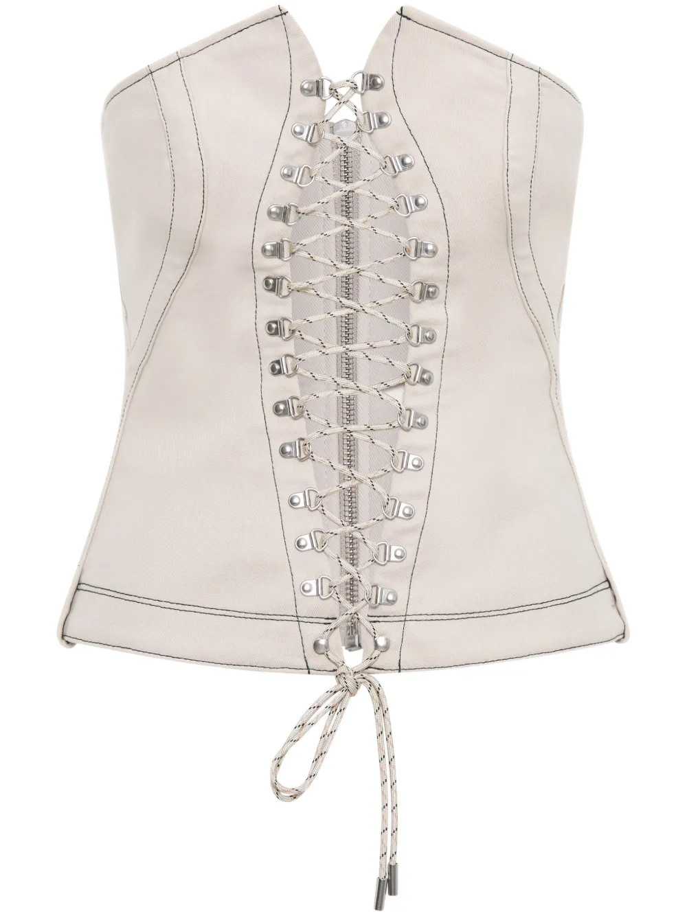 Dion Lee Hiking lace-up Corset Top | Neutrals | FARFETCH | Farfetch Global