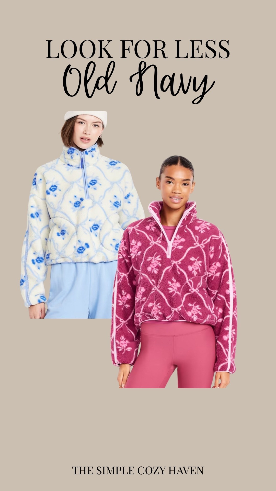 Cozy Sherpa designer look a likes! 

#LTKActive #LTKSeasonal #LTKFindsUnder50