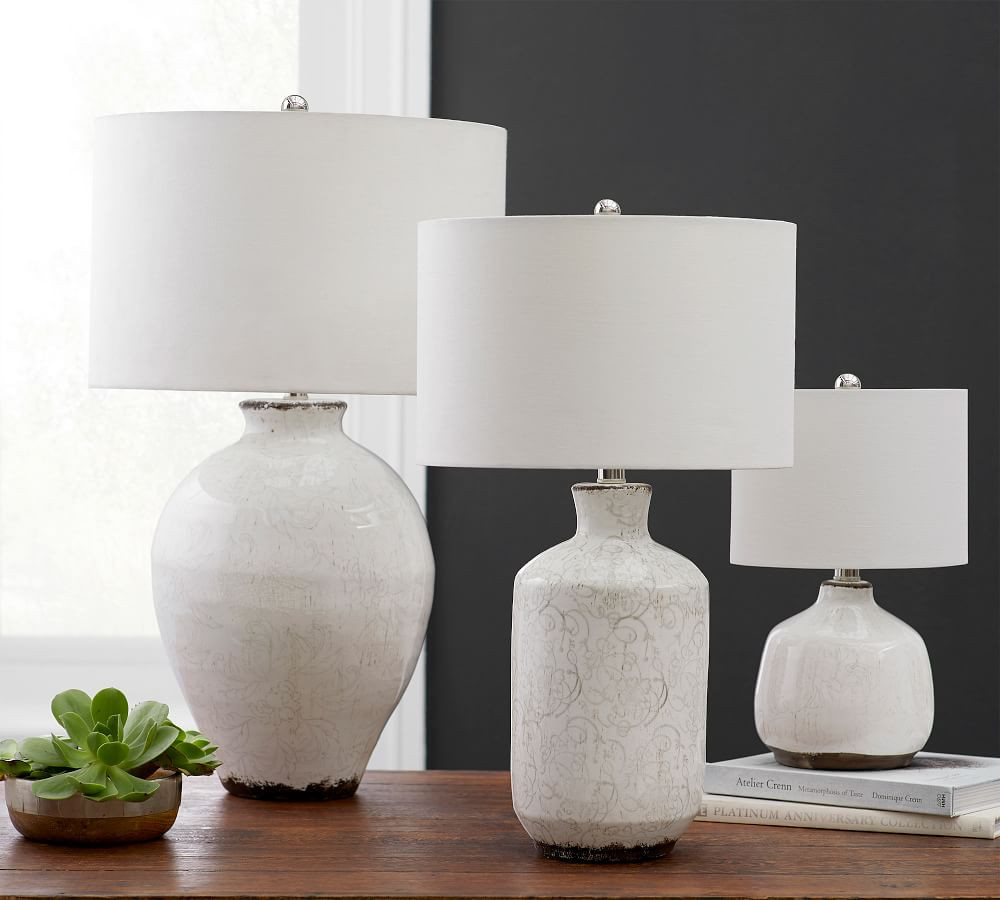 Bethany Ceramic Table Lamp | Pottery Barn (US)