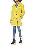 Steve Madden Women's Wool Fashion Coat, Yellow, L | Amazon (US)