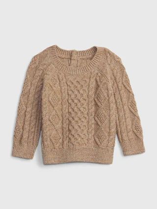 Baby Cable Knit Sweater | Gap (CA)