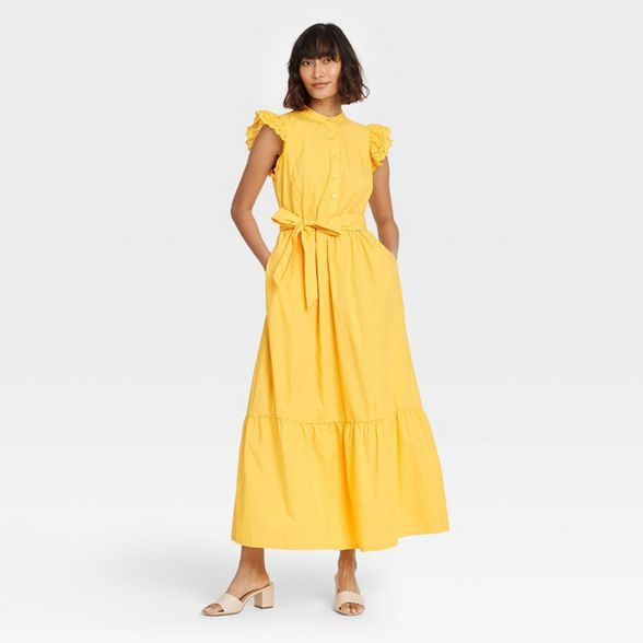 Target/Women/Women's Clothing/Dresses‎Women's Ruffle Short Sleeve A-Line Dress - Who What Wear... | Target