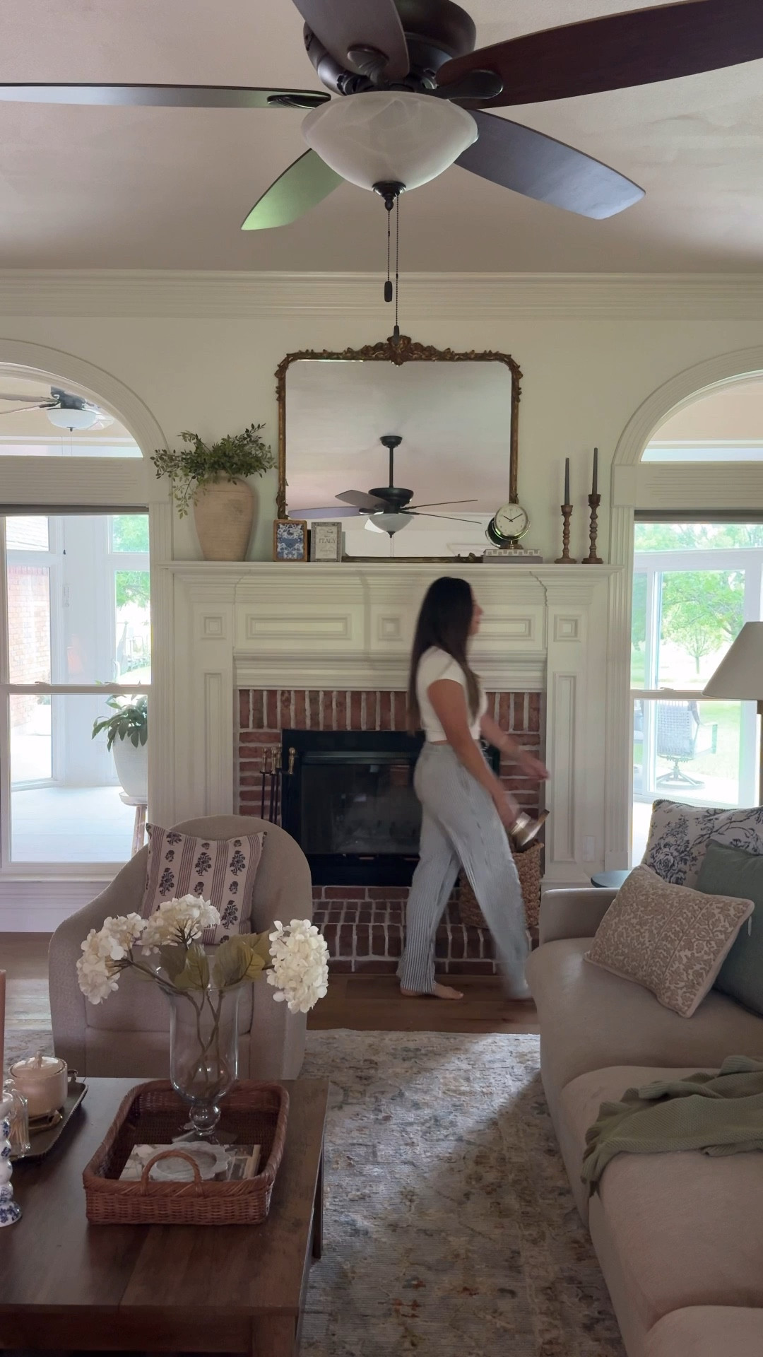 Living room decor // fireplace makeover // Nancy myers aesthetic 

#LTKHome