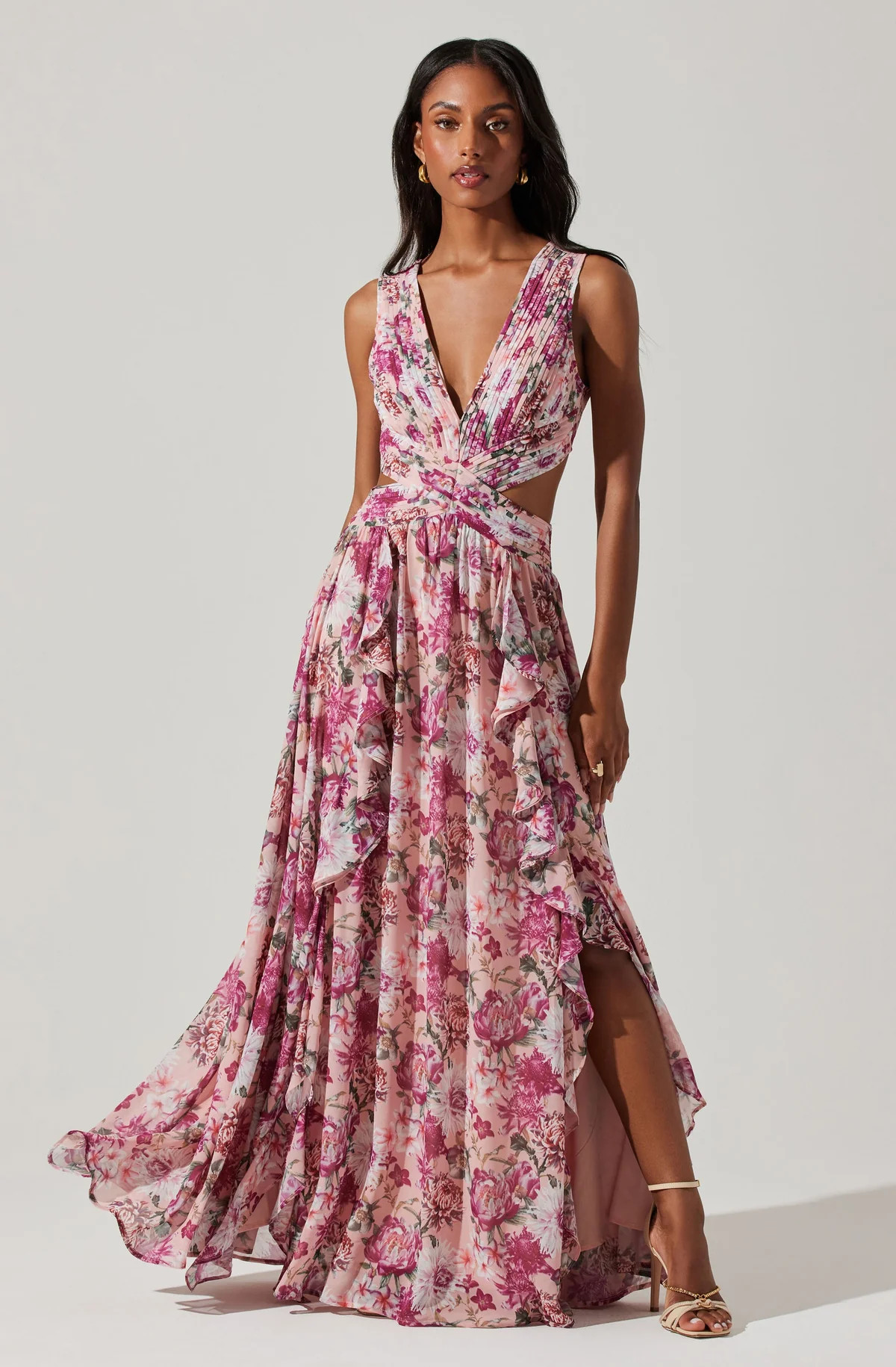 Noya Floral Maxi Dress | ASTR The Label (US)