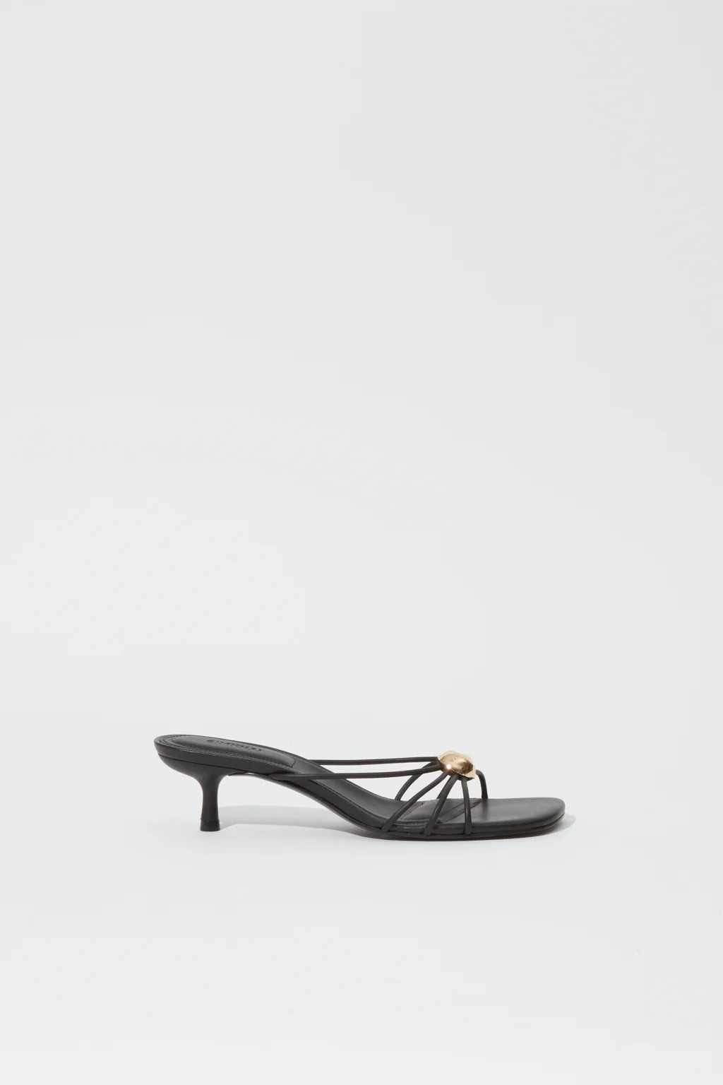Amaya Leather Strappy Kitten Heel | Simkhai