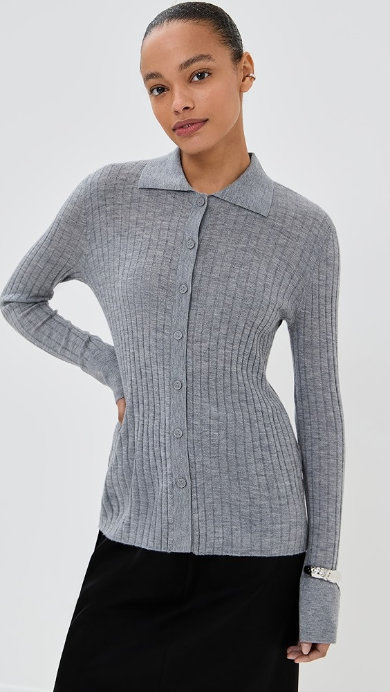 Cashmere Aria Cardigan Shirt | Shopbop