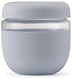 W&P Porter Seal Tight Glass Lunch Bowl Container w/ Lid | Slate 24 Ounces | Leak & Spill Proof, S... | Amazon (US)