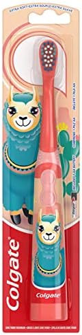 Colgate Kids Battery Powered Toothbrush, Llama, Extra Soft Toothbrush, Ages 3 and Up, 1 Pack | Amazon (US)