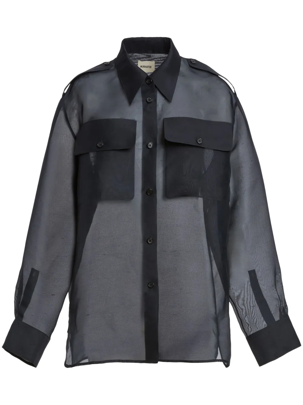 The Missa semi-sheer shirt | Farfetch Global