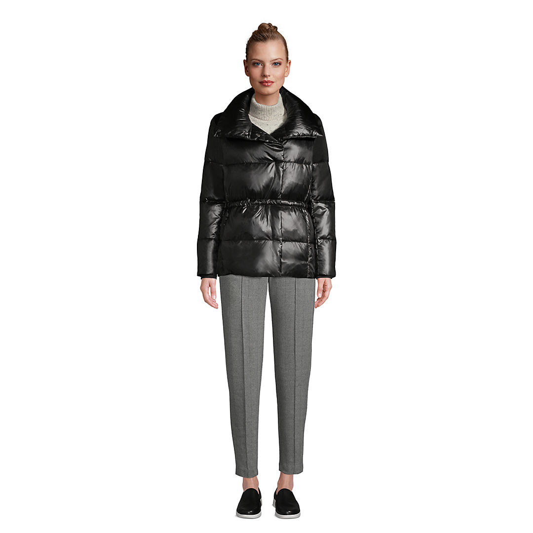 Women's Wrap Quilted Down Jacket | Lands' End (US)
