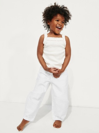 Baby & Toddler Eyelet-Hem Horseshoe Jeans | Gap (US)