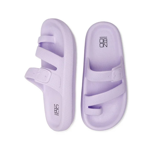 No Boundaries Womens Comfort Slide Toe Thong | Walmart (US)