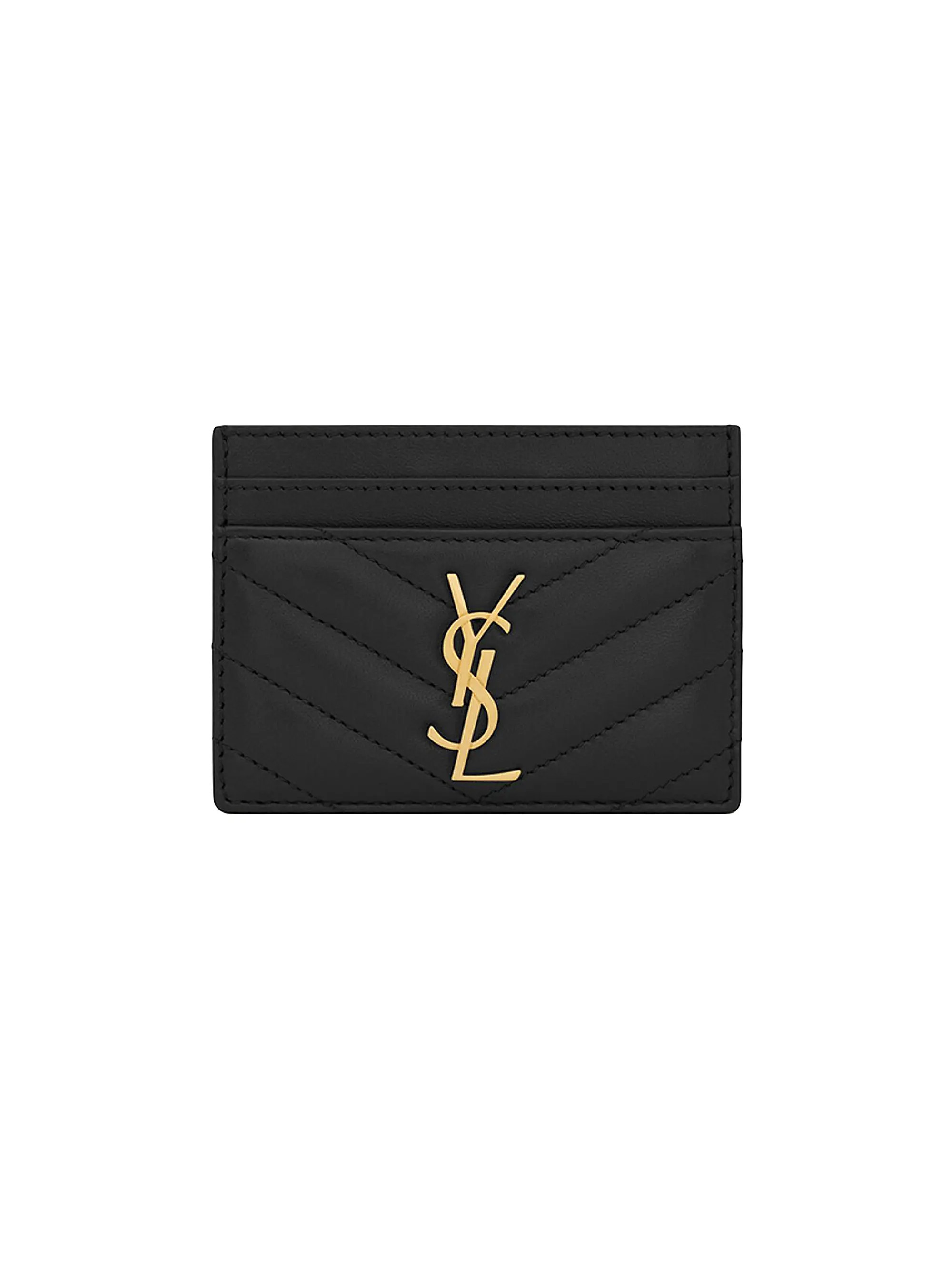 Cassandre Matelass Card Case in Lambskin | Saks Fifth Avenue