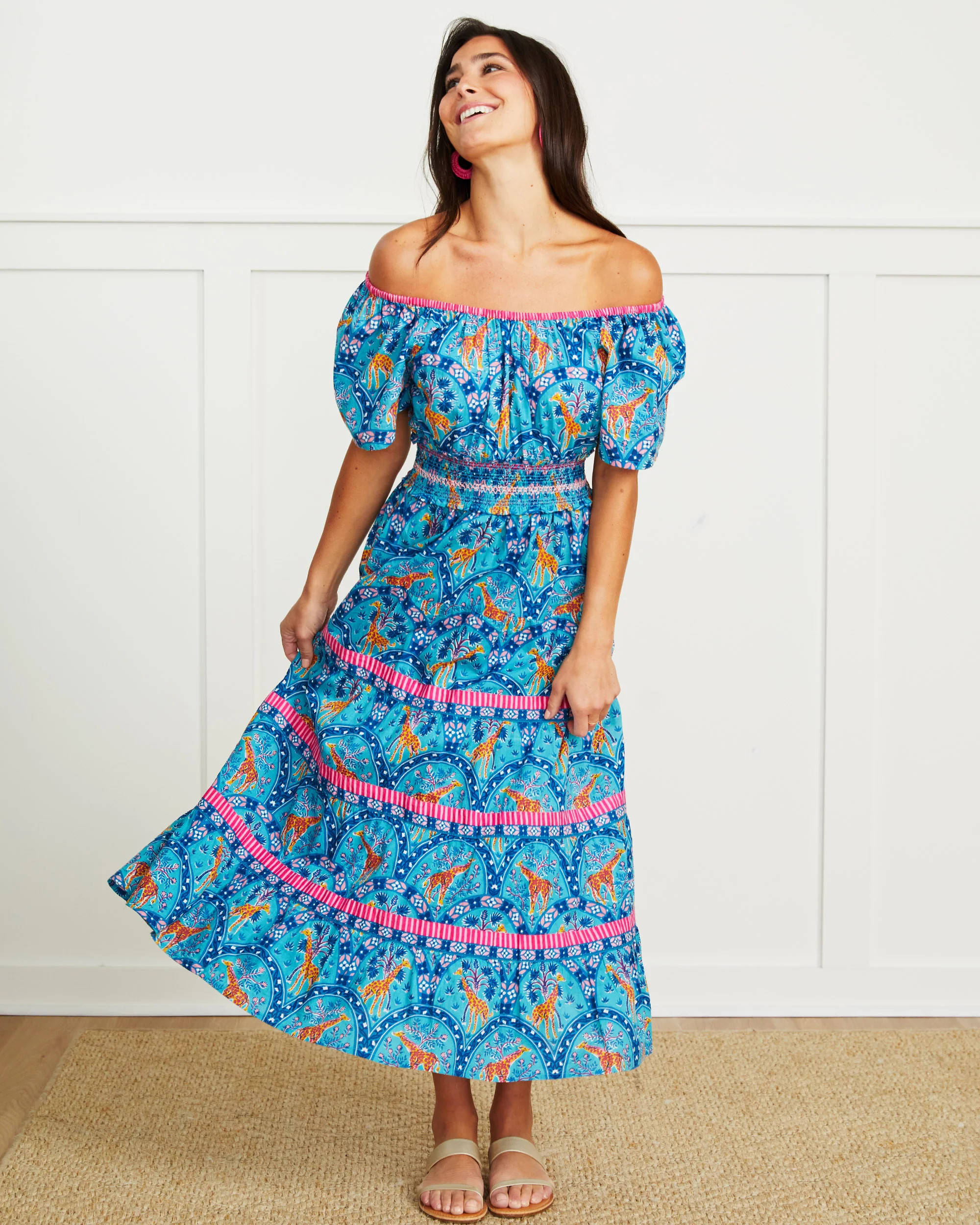 Seeking Shade - Penciled In Dress - Robin's Egg Blue | Printfresh