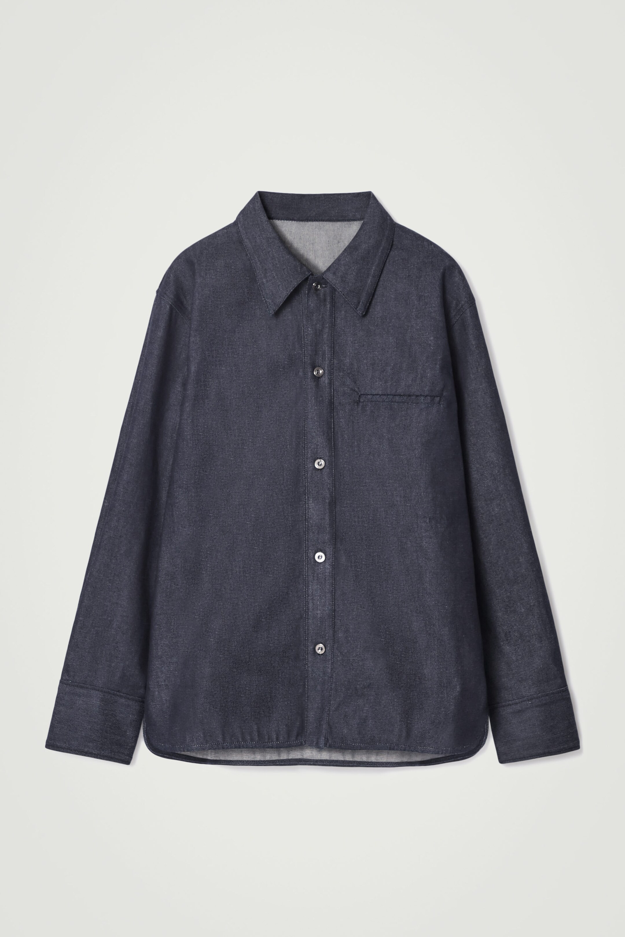 THE RAW DENIM SHIRT - INDIGO | COS (AU)