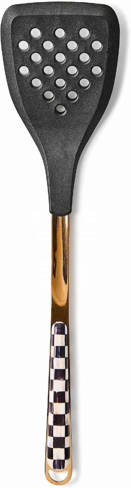 MACKENZIE-CHILDS Slotted Kitchen Spatula, Silicone Spatula for Cooking, Black-and-White Courtly C... | Amazon (US)