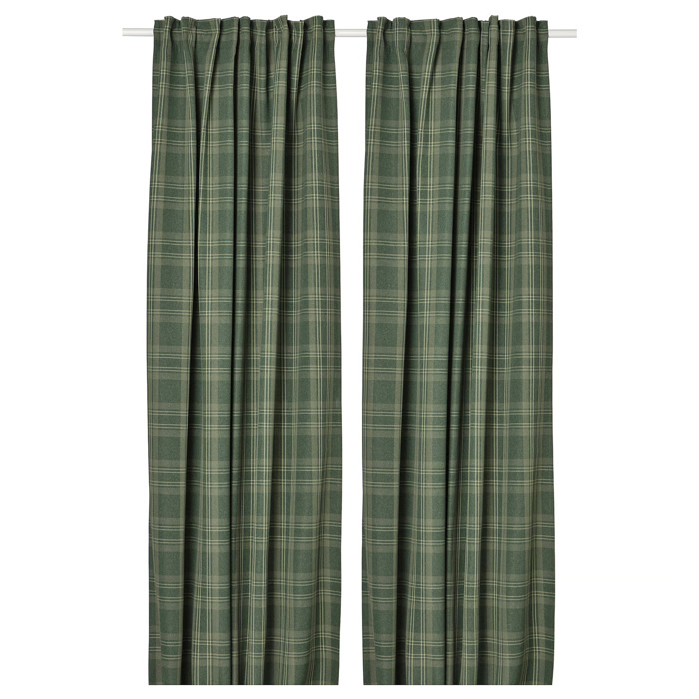 HÄGGVECKMAL 2 Gardinenschals (abdunk.), dunkelgrün, 145x300 cm - IKEA Deutschland | IKEA (DE)