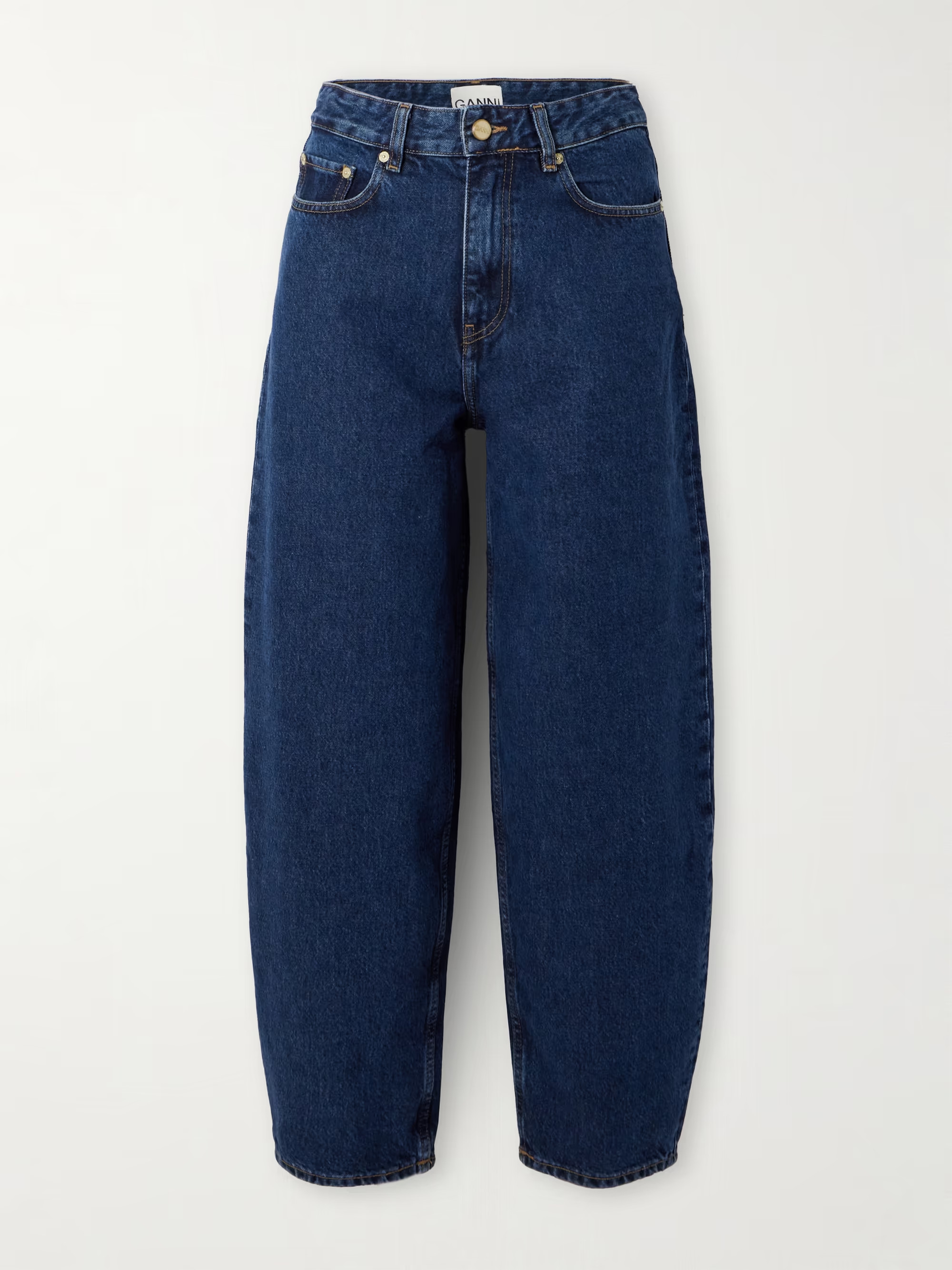 High-rise tapered organic jeans | NET-A-PORTER APAC