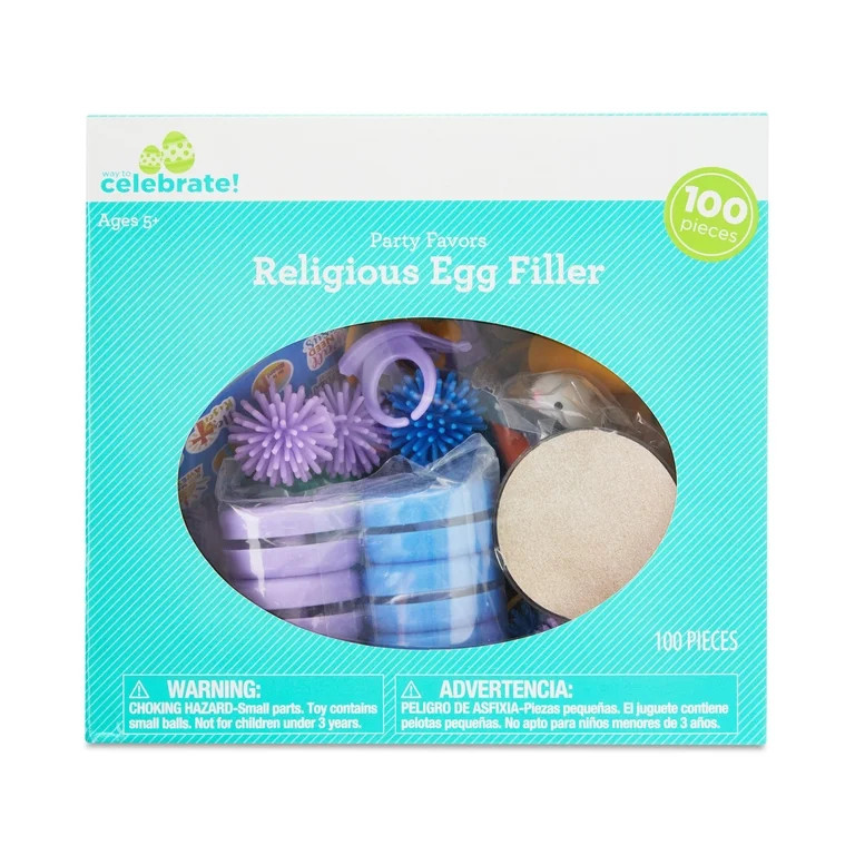 Religious Egg Filler Party Favors, 100 Pieces, Easter by Way To Celebrate | Walmart (US)
