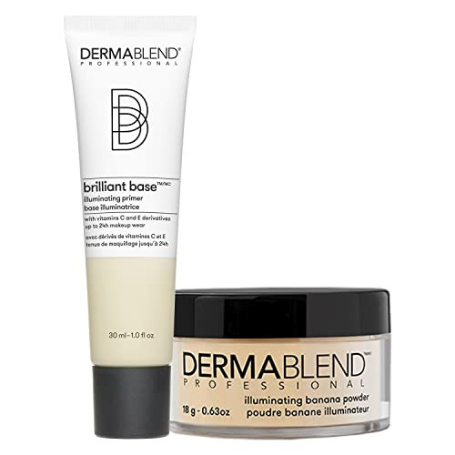 Dermablend Brilliant Base Illuminating Primer Face Makeup, Formulated with Niacinamide, Shea Butter, and Glycerin, Enriched with Vitamin C and E Derivatives, Provides Long Lasting Radiance, 1 Fl Oz | Amazon (US)
