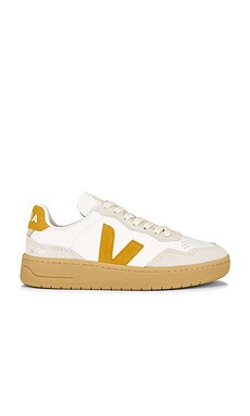 Veja V-90 Sneaker in Extra White Toscane Natural from Revolve.com | Revolve Clothing (Global)