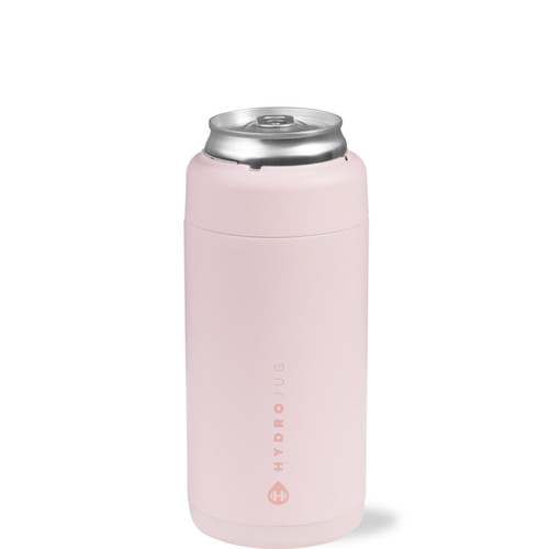 HydroJug Slim Can Cooler 12oz, Insulated Stainless Steel Cup with Screw-Top Ring & Non-Slip Rubber Base in Pink Sand at Nordstrom | Nordstrom