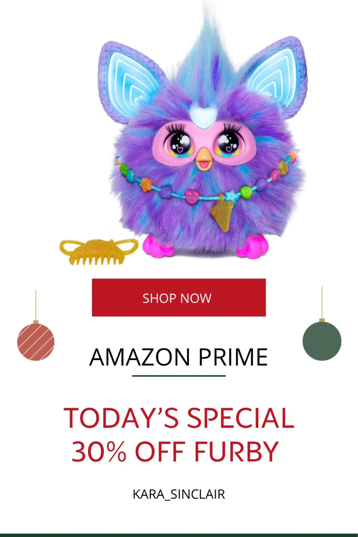 Furby is making a comeback! Furby is the #1 most gifted in plush toys right now on Amazon Prime! Currently 30% off for Prime members. Lowest price it’s been in the past 30 days on Amazon! Grab it while you can! Comes in purple and coral. Make a perfect Christmas gift! Also found it on sale at Walmart! 

#LTKsalealert #LTKGiftGuide #LTKkids