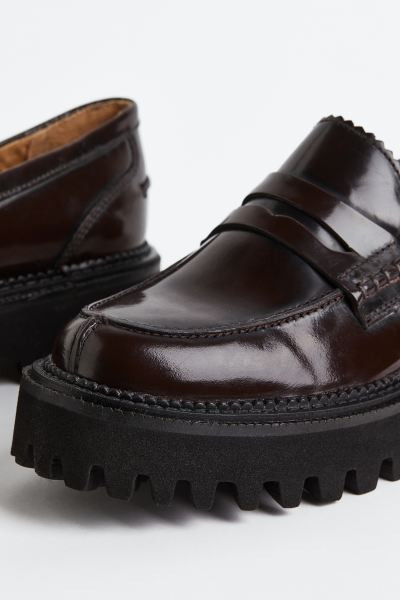 Chunky leather loafers | H&M (UK, MY, IN, SG, PH, TW, HK)