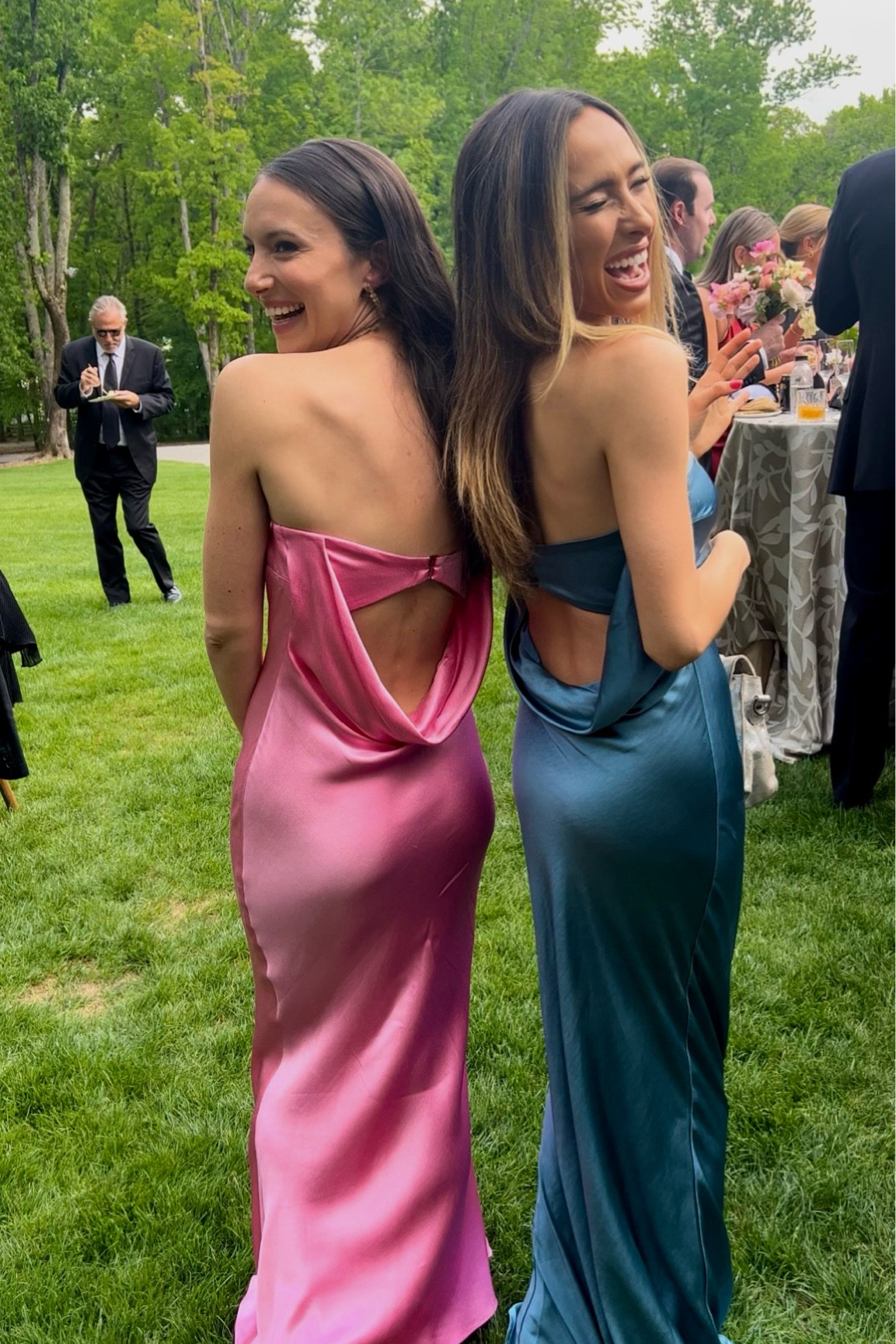 My dress (on the right) is $99! The dress on left is over $200! The quality is amazing and comes in so many colors! 
#summerdresses #dresses #weddingdress #guestweddingdresses 

#LTKunder100 #LTKwedding #LTKstyletip