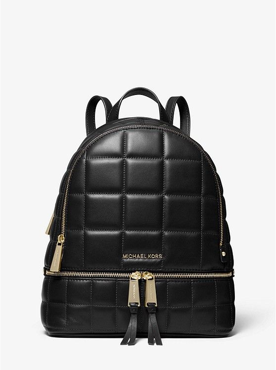 Rhea Medium Quilted Leather Backpack | Michael Kors US