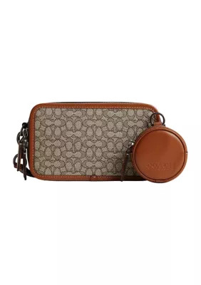 Coach Charter Slim Crossbody In Micro Signature Jacquard | Belk