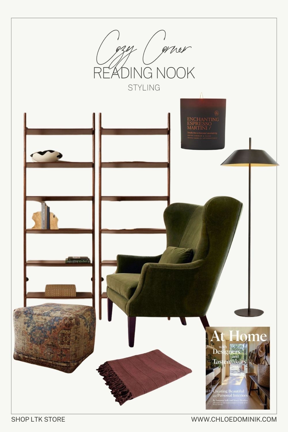 Cozy Corner Reading Nook Styling - Modern Classic

#LTKHome