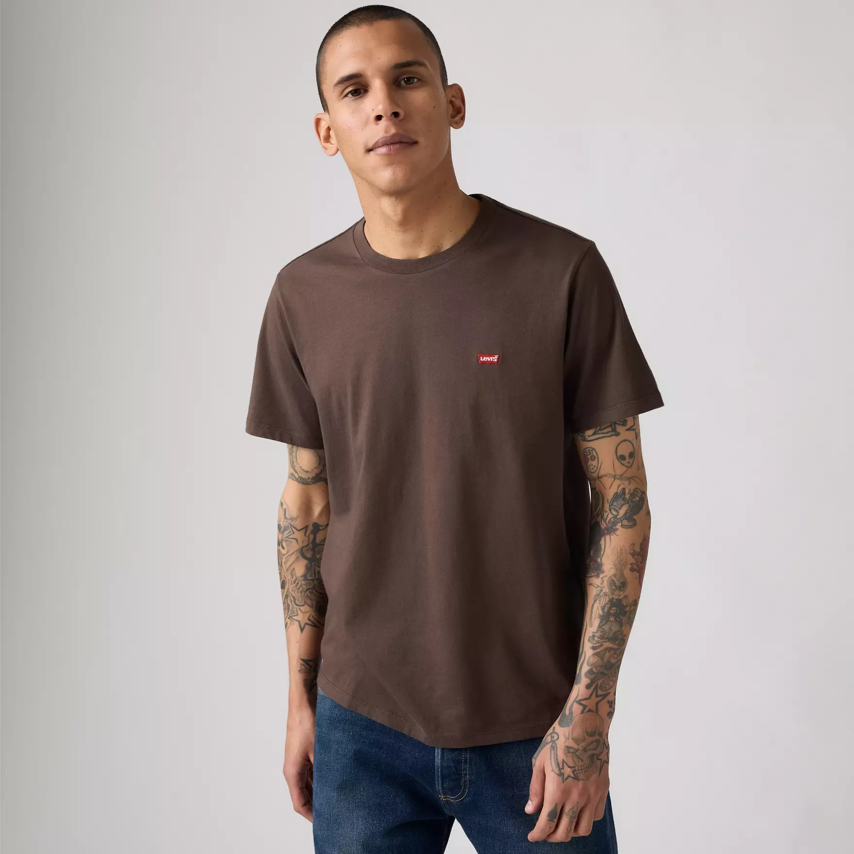 Short-sleeve Classic Housemark T-shirt - Brown | Levi's® US | Levi's US