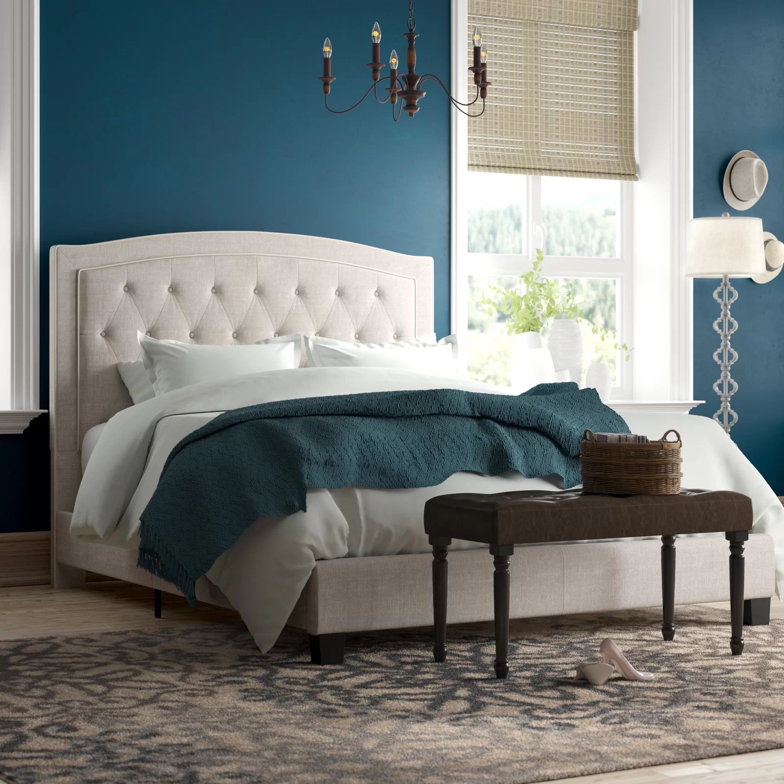 Milo Tufted Upholstered Low Profile Bed | Wayfair North America