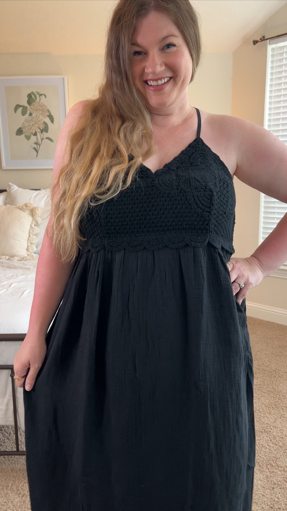 This crochet top dress is so pretty! It also comes in white if that’s more your vibe  

#LTKFindsUnder50 #LTKPlusSize