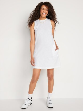 Sleeveless Vintage A-Line Mini Shift Dress for Women | Old Navy (US)