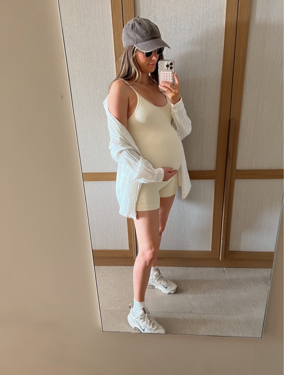 Hiking outfit at 28 weeks pregnant! Loving this bump friendly outfit from Amazon! #bumpstyle

#LTKFindsUnder50 #LTKBump #LTKStyleTip