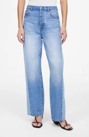 Madewell Pieced Oversize Barrel Leg Jeans in Redlands Wash at Nordstrom Rack, Size 32 | Nordstrom Rack
