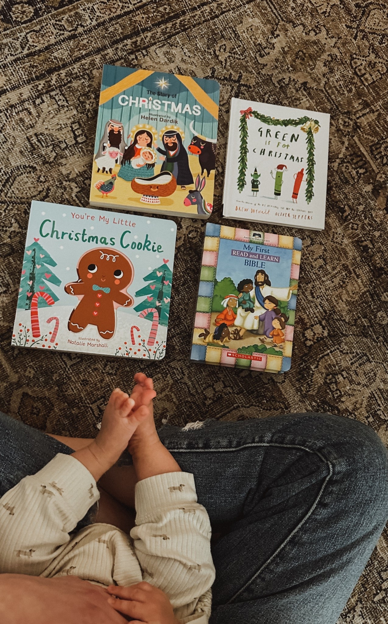 My favorite Christmas baby books 🤍🎄

These are the sweet, simple stories we have reached for every day this holiday season. From celebrating the true meaning of Christmas, to festive colors and adorable illustrations in You're My Little Christmas cookie and Green is for Christmas, these board books are perfect for little hands and short attention spans. They’ve become part of our nightly routine and such a special way to slow down and soak in the season together. A thoughtful gift idea for babies, toddlers, or a keepsake to pull out every December 🤍

#LTKmomlife #LTKBaby #LTKHoliday